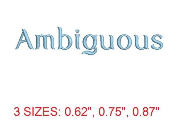 A Designer’s Review of the Ambiguous Embroidery Font for Craft Fair Products