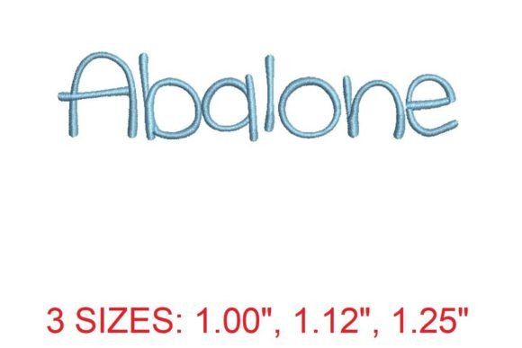 Abalone Font: A Sophisticated Touch for Holiday Embroidery