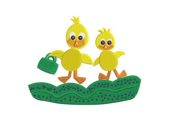 Charming Baby Chicks for Premium Sweatshirts