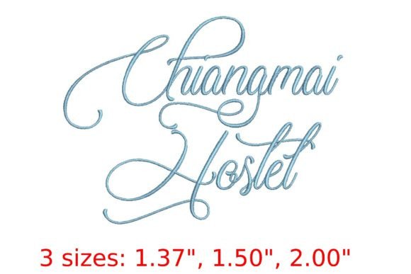 Chiangmai Hostel Font: Perfect for Craft Fair Creations