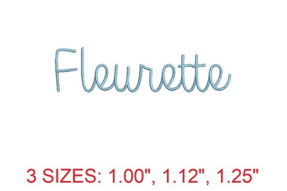 Elegance and Charm with Fleurette Embroidery Font