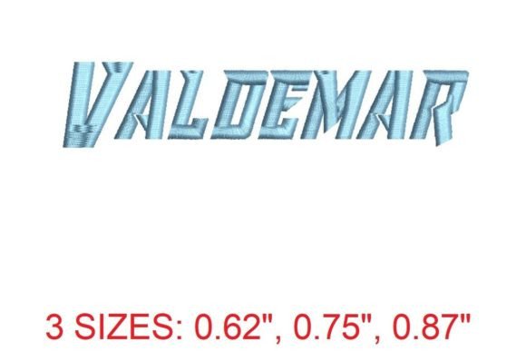 Elegant Valdemar Embroidery Font for Seasonal Projects