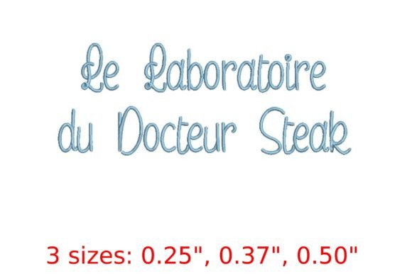 La Laboratoire Du Docteur Steak Embroidery