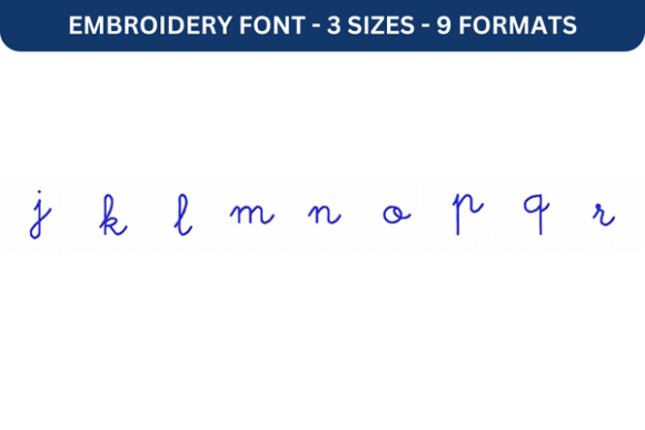 Little Days Font Lower J to R Review