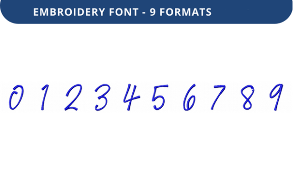Victorina Font 0 to 9: A Versatile Embroidery Choice