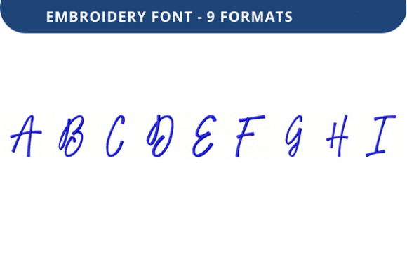 Victorina Font a to I: A Stylish Embroidery Choice