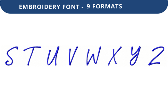 Victorina Font S to Z: A Versatile Embroidery Choice