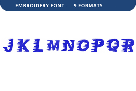 Winter Sprinter Font: A Charming Embroidery Choice