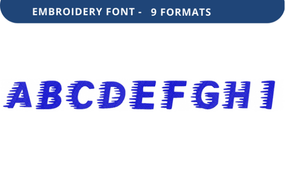 Winter Sprinter Font: A Festive Embroidery Choice